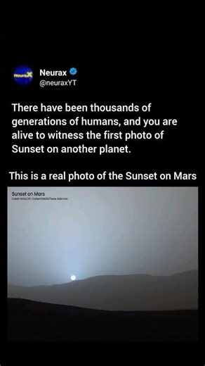 This is a Real Sunset on Mars… Captured by NASA