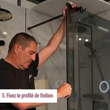 - INSTALLATION - Paroi de douche Contra, l'installation sans contreperçage