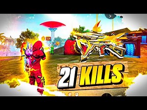 Solo Vs Squad Max Level Evo Ump 21 Kills Gameplay - Garena Free Fire