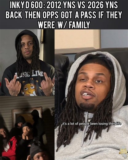 #InkyD speaks on 2012 YNS vs New YNS where he says the unspoken streets rules no longer apply.