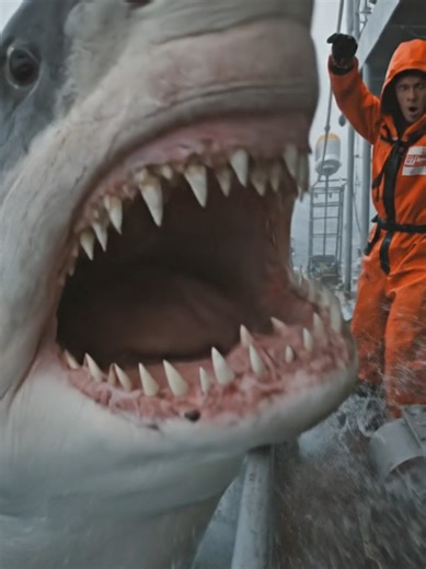 Shark attack #creature #monster #shark #sea #fear