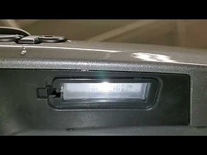 2017 2018 2019 2020 2021 2022 Jeep Compass OEM LED License Plate Light Housings - Testing Bulbs