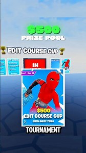 Think you can win the $500 edit course tournament? Prove it! 👀 #fortnite #fortniteshorts #fyp