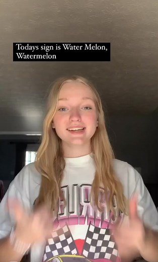 Sign Language Cover: Watermelon ASL Student