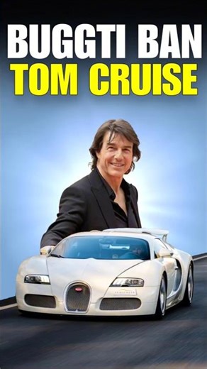 The Door Incident That Got Tom Cruise Banned from Bugatti #TomCruise #Supercars