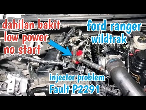 FORD RANGER||SOLVE||CODE FAULT P2291||injector control pressure too low||