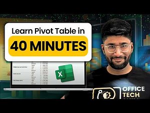 Pivot Table Full Course 2025 | Pivot Table Tutorial