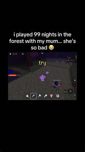 The Child Plays Roblox with Mum… She’s So Bad 😭 the child plays 99 nights in the forest with mum… this went wrong 😭 #roblox #robloxgaming #gamingtokbloxfunny #99nightsintheforestroblox #robloxfunny