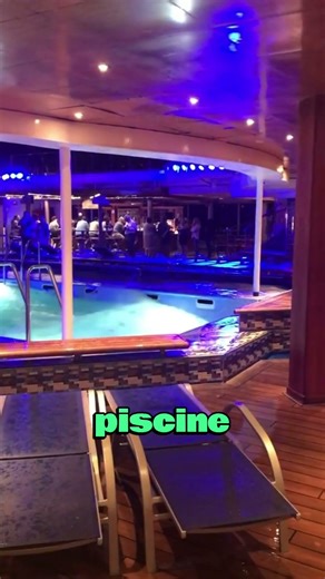 Piscine en tempête
