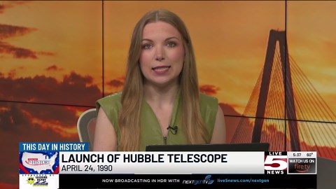 This Day in History: April 24, 1990: Space shuttle Discovery launches Hubble Space Telescope