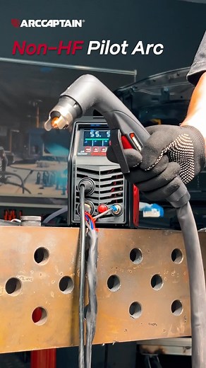 🔥 CUT55MP Plasma Cutter — NEW Non-HF Pilot Arc Cutter — Ready to Outperform the Rest! ✅ Non-HF Pilot Arc: Safe, stable, electronics-friendly ✅ 1" thick cuts on carbon steel, stainless, aluminum, copper ✅ Grid Cutting | Rust Removal | Plasma Gouging – All in One | Arccaptain
