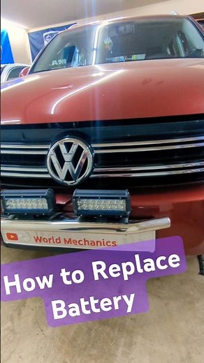 VW TIGUAN 🛠️ How to Replace Battery 👉#vw #tiguan #vwtiguan #golf #jetta #car #help #fix #howto #fyp
