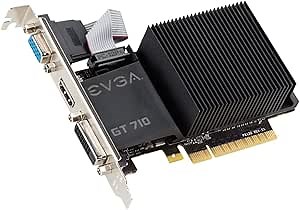 EVGA GT 710 1GB DDR3 64bit Dual Slot, Passive 01G-P3-2710-KR