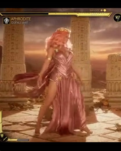 Replying to @Palm tree Aphrodite vs Hathor! ##aphrodite##hathor##mythology##mortalkombat##videogames