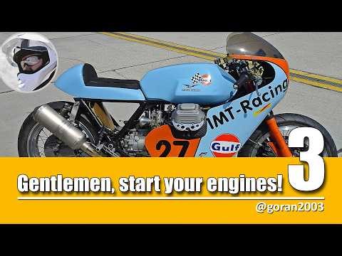 Glorious sound of classic racing motorcycles - Gentlemen, start your engines! Part 3 [hq]