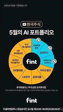 May 2026, AI Korean Stock Portfolio Revealed!!