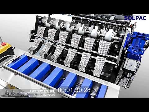 [솔팩]분말 스틱 자동포장기계 & 카토너 연동라인 Power Stice Automatic Packaging Machine & Cartoner