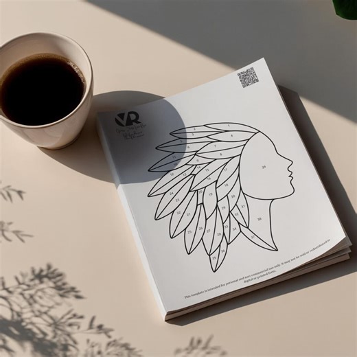 Spirit Woman Stained Glass Template – Digital Download, PNG, JPEG Pattern for Suncatcher - A4 - Etsy