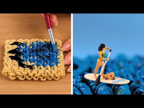 Creating a Tiny World: DIY Miniature Scenes with Everyday Materials ✨🏠