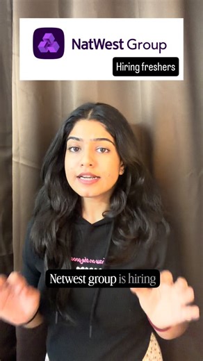 Niharika Vijayvargiya on Instagram: "NatWest Group is hiring 🚨 Software Engineer – AI/ML role. 6-month fixed-term contract. Work on Python, ML, GenAI, LLMs & NLP. Great exposure and strong brand value. Like, follow & comment “NatWest” to get the apply link in DM. 💼🚀 ⚠️ Disclaimer This post is for awareness only. Role details, eligibility, duration, and hiring process may change. Always apply through official NatWest Group career portals. We do not collect applications or fees. [natwest aimljo