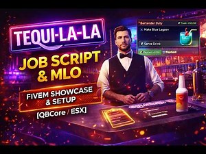 Tequi-la-la Job Script & MLO – FiveM Showcase & Setup [QBCore / ESX]