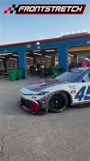 Tyler Reddick Returns to the Track After Something Goes Through the Radiator #nascar #tylerreddick