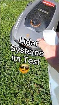 Lidar robotic lawnmowers in the ROBOSCHAF test. What are the limits of this technology?