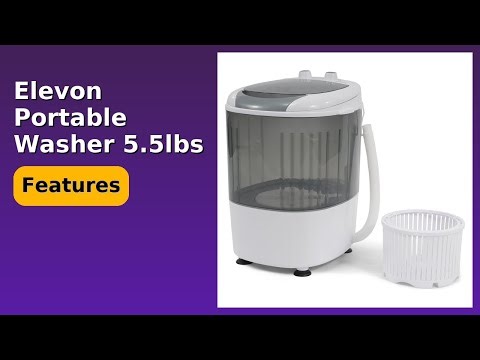 REVIEW (2025): Elevon Portable Washer 5.5lbs. Features.