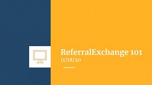 PRIME Webinar- ReferralExchange101