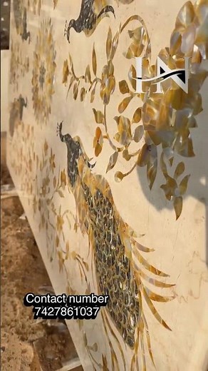 Dining table inlay work