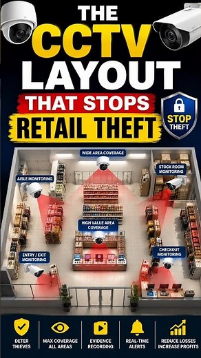 The CCTV Layout That Stops Retail Theft #security