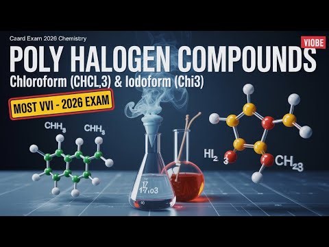 Polyhalogen Compounds (L-2) Class 12 | Chloroform, Iodoform
