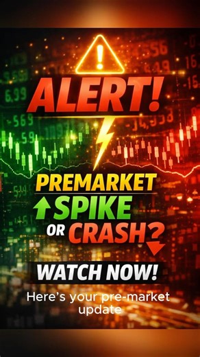 📈 Pre-Market ALERT! Futures Up — Spike or Trap? #stockmarket #premarketanalysis #sp500 #wallstreet