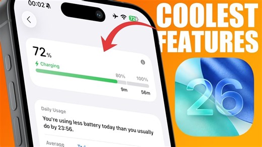 iOS 26 - 10 个最酷的新功能！ | 作者： iReviews