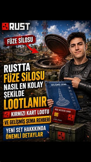 How to Loot Missile Silos in Rust? Red Card Loot, Advanced Scheme Guide, and New Set Details!