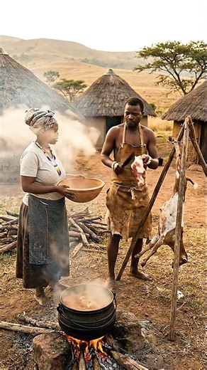 I Cooked with Zulu Tribal Techniques for a Week and Here's What Happened #triballife #tribalfeast