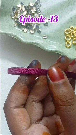 Day 13 of 30 Bangles Customisation 💖 Elegant Ruby Stone Designer Bangles Making ✨ Handmade Bangles