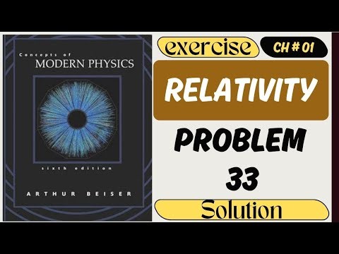 Relativistic Particle Speed | Kinetic Energy 20 Times Rest Energy | Arthur Beiser Physics Solution