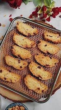 Eggless Biscotti! Almond cranberry biscotti ❤️💯