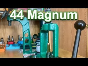 Reloading 44 Magnum with Hornady 240gr XTP Bullets with Hodgdon H110 - RCBS Rock Chucker Supreme
