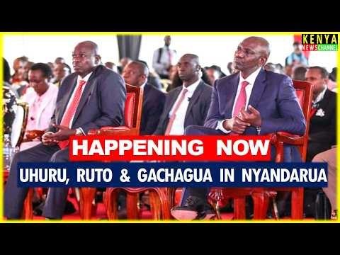 LIVE - Gachagua, Uhuru & Ruto attending Funeral Service of Ol Kalou MP Kiaraho in Nyandarua