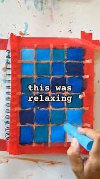 Simple and Relaxing Art Journaling Idea #easyart #dailyart #stressrelief