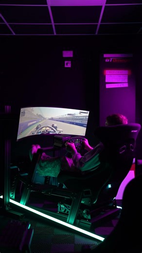 It's race time, get in the zone! 🏁 #fyp #GTOmega #Simracing #HybridCockpit