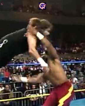 Ron Simmons beats Cactus Jack, Junk Yard Dog & Abdullah The Butcher brawl - SuperBrawl 2 (2/92)