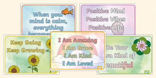 Mindfulness Classroom Display Posters