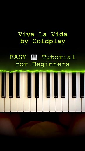 Easy Beginner Tutorial: How to Play Viva La Vida by Coldplay on Piano