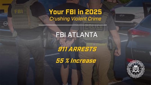 As we move forward 2026, look back at how FBI - Atlanta helped protect our communities and keep Americans safe in 2025. | FBI – Federal Bureau of Investigation
