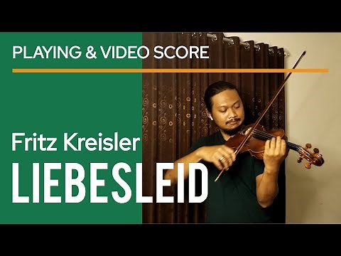 Fritz Kreisler - Liebesleid "Love's Sorrow" Violin and Piano | performance video score sheet music