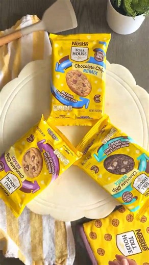 Everyone’s favorite cookie is getting a remix! 🍪 Meet the new Nestle Toll House lineup