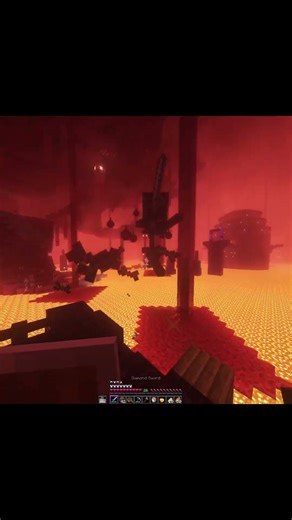 Barely Escaped the Nether With 2 Hearts 😰 #shorts